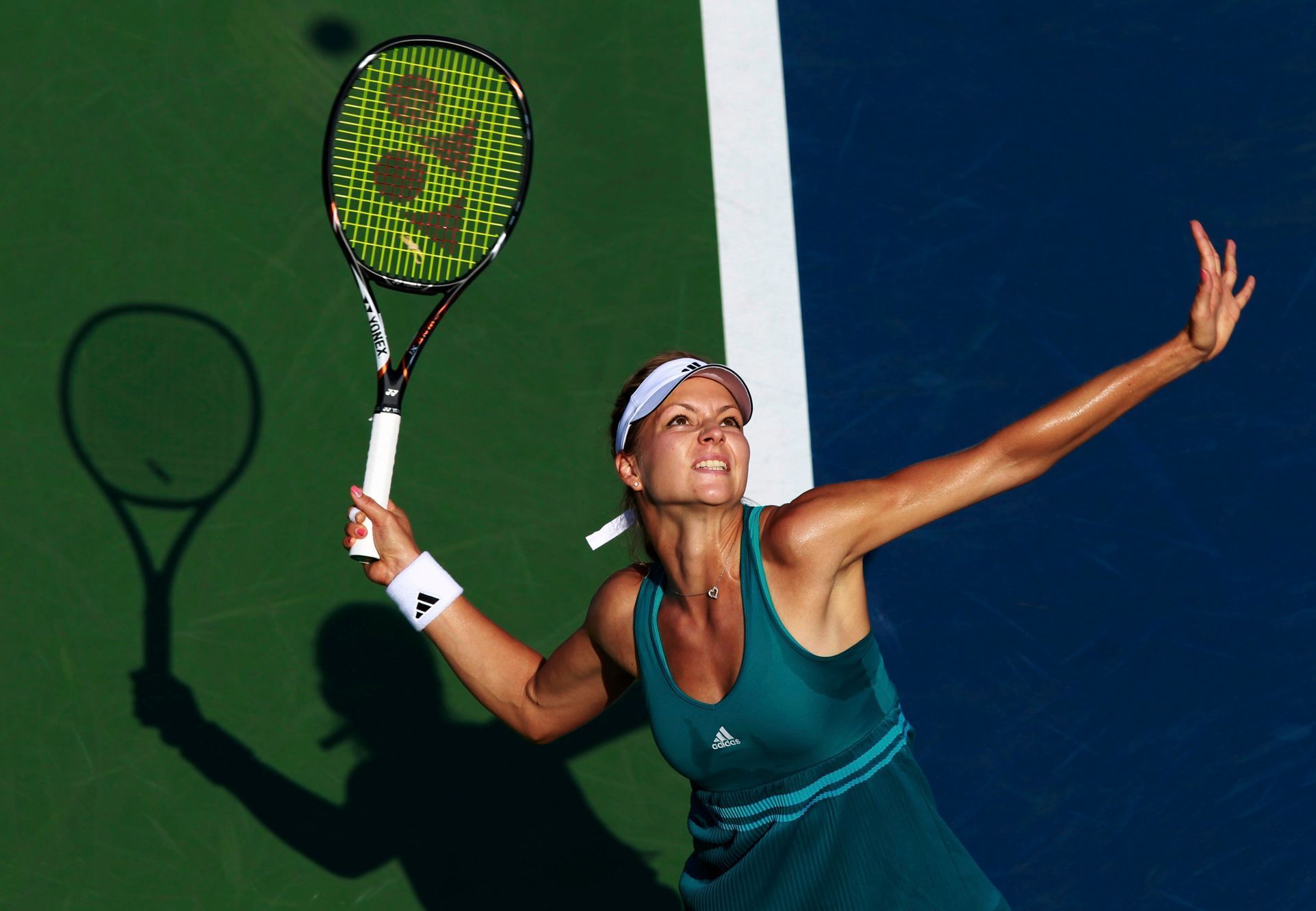 Maria Kirilenková ve 3. kole US Open v zápase proti Andree Hlaváčkové