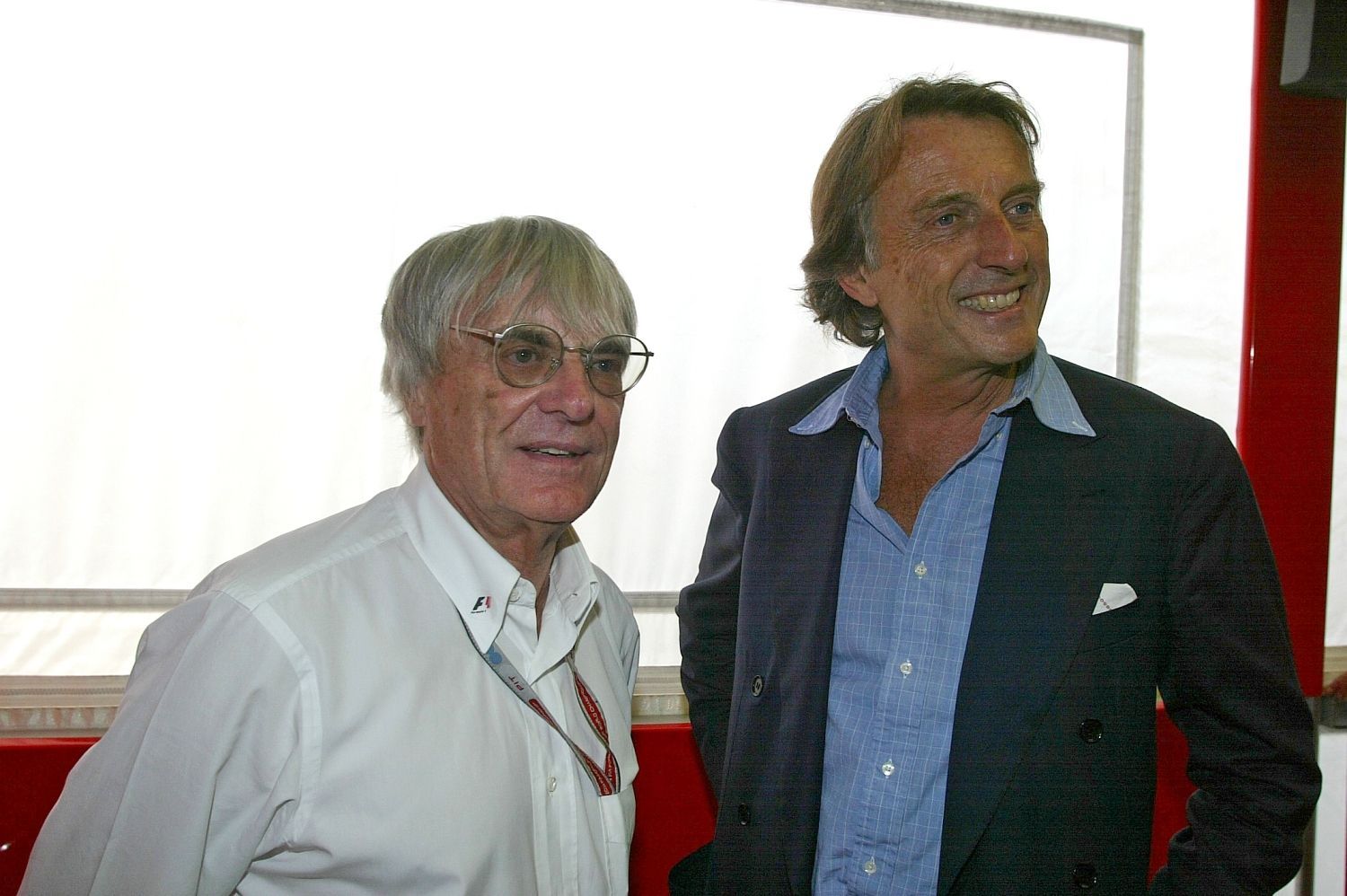 Bernie Ecclestone a Luca di Montezemolo