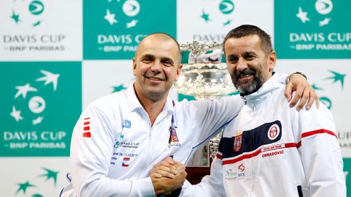 Finále Davis Cupu 2013 (Šafařík, Obradovič)