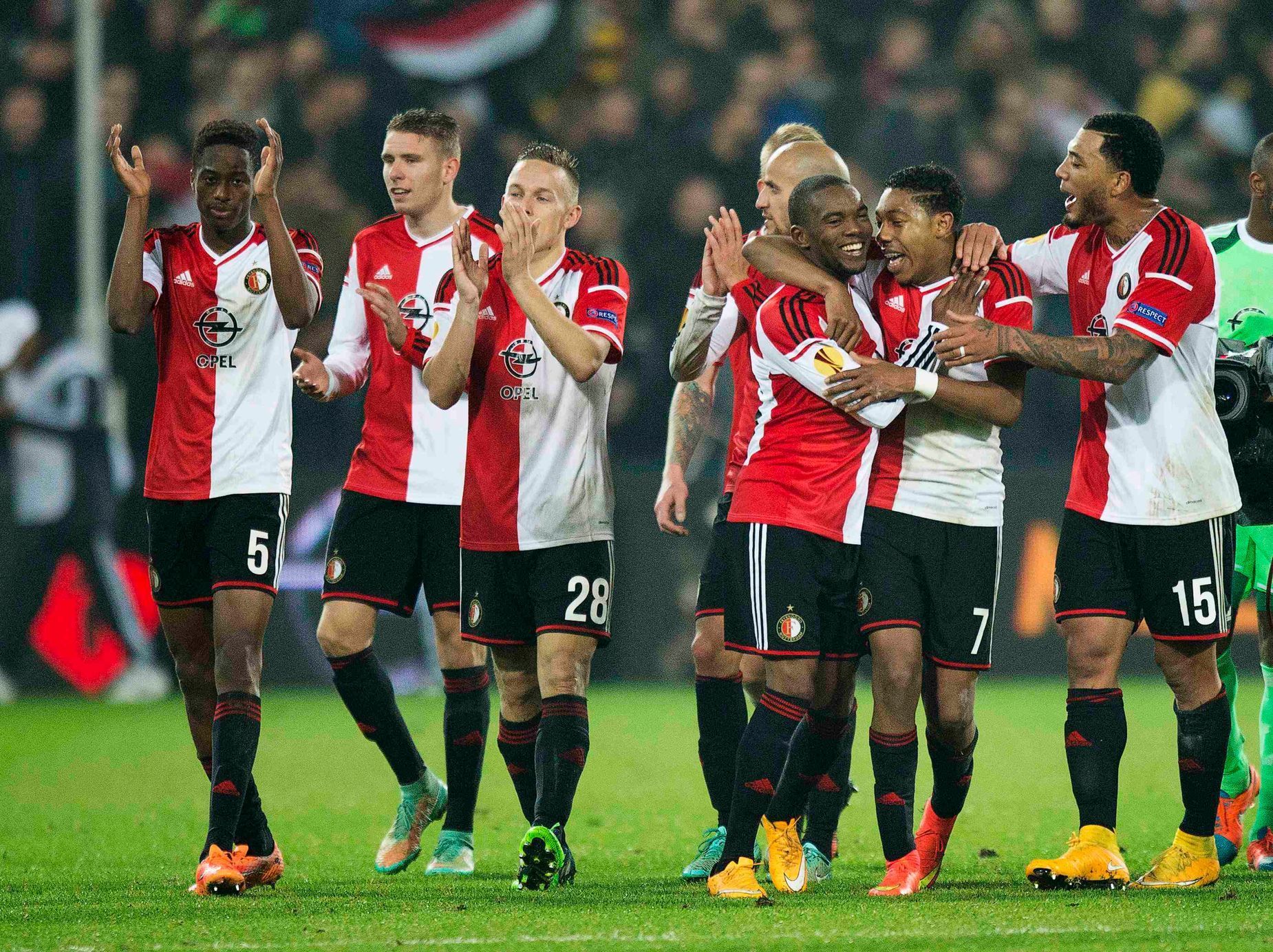 Feyenoord Rotterdam v Evropské lize 2014-15