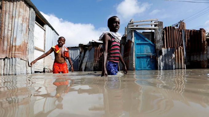 Záplavy v Somálsku.