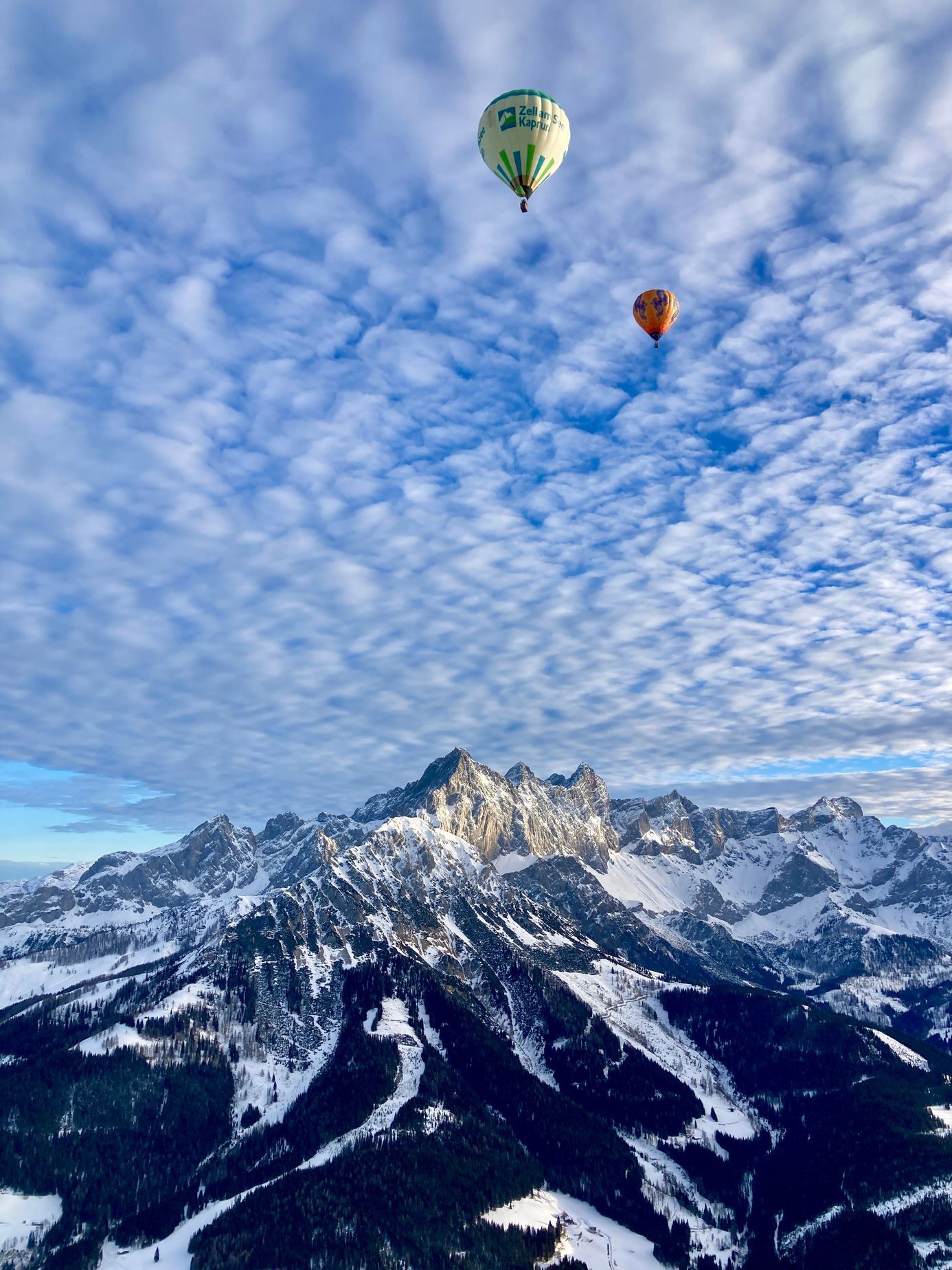 Zimní balonová fiesta Filzmoos