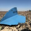 Egypt - Sinaj - trosky ruského letounu