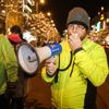 Cykloprotest proti omezení jízdě na kole na Praze 1, pořádal Auto*Mat