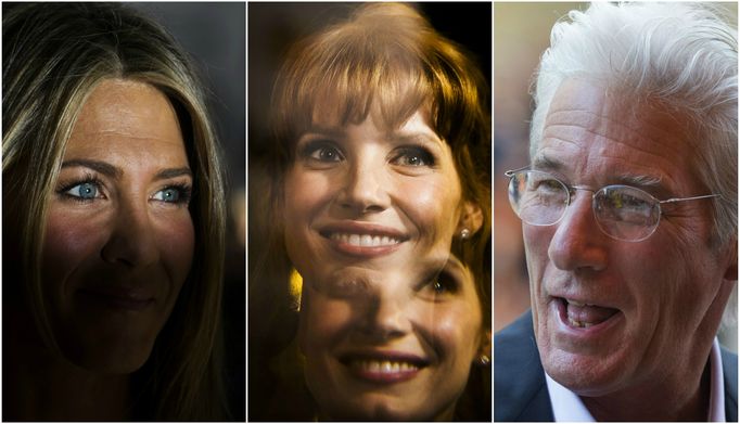 Nové filmy představili v Torontu Jennifer Aniston, Jessica Chastain i Richard Gere.