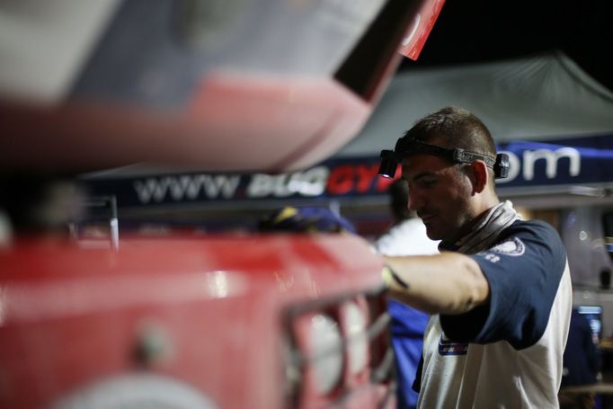 Rallye Dakar 2015: Martin Kolomý, Tatra - zákulisí