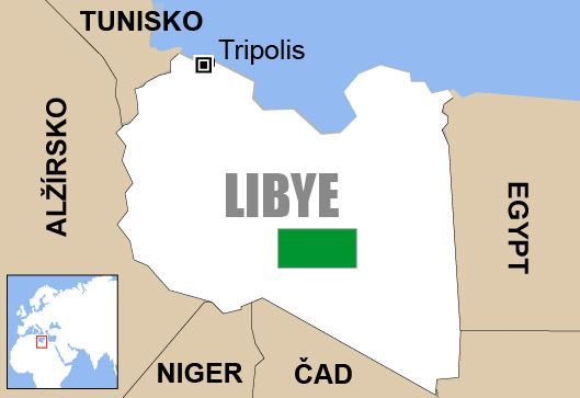 Libye - mapa