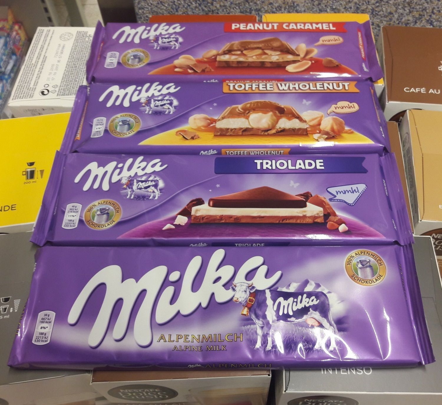 Milka 4 čokolády