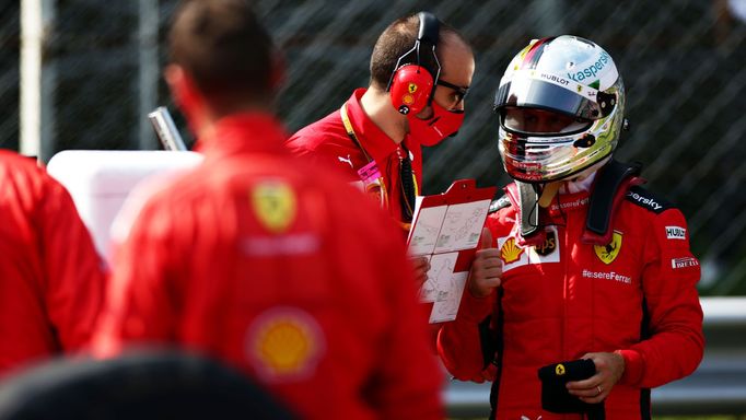 Sebastian Vettel do roku 2020 závodil za tým Ferrari.