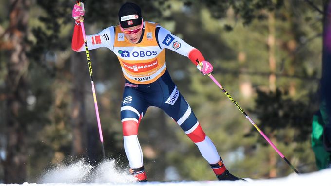 SP v běžeckém lyžování 2017/2018, Johannes Hösflot Klaebo z Norska ve Falunu