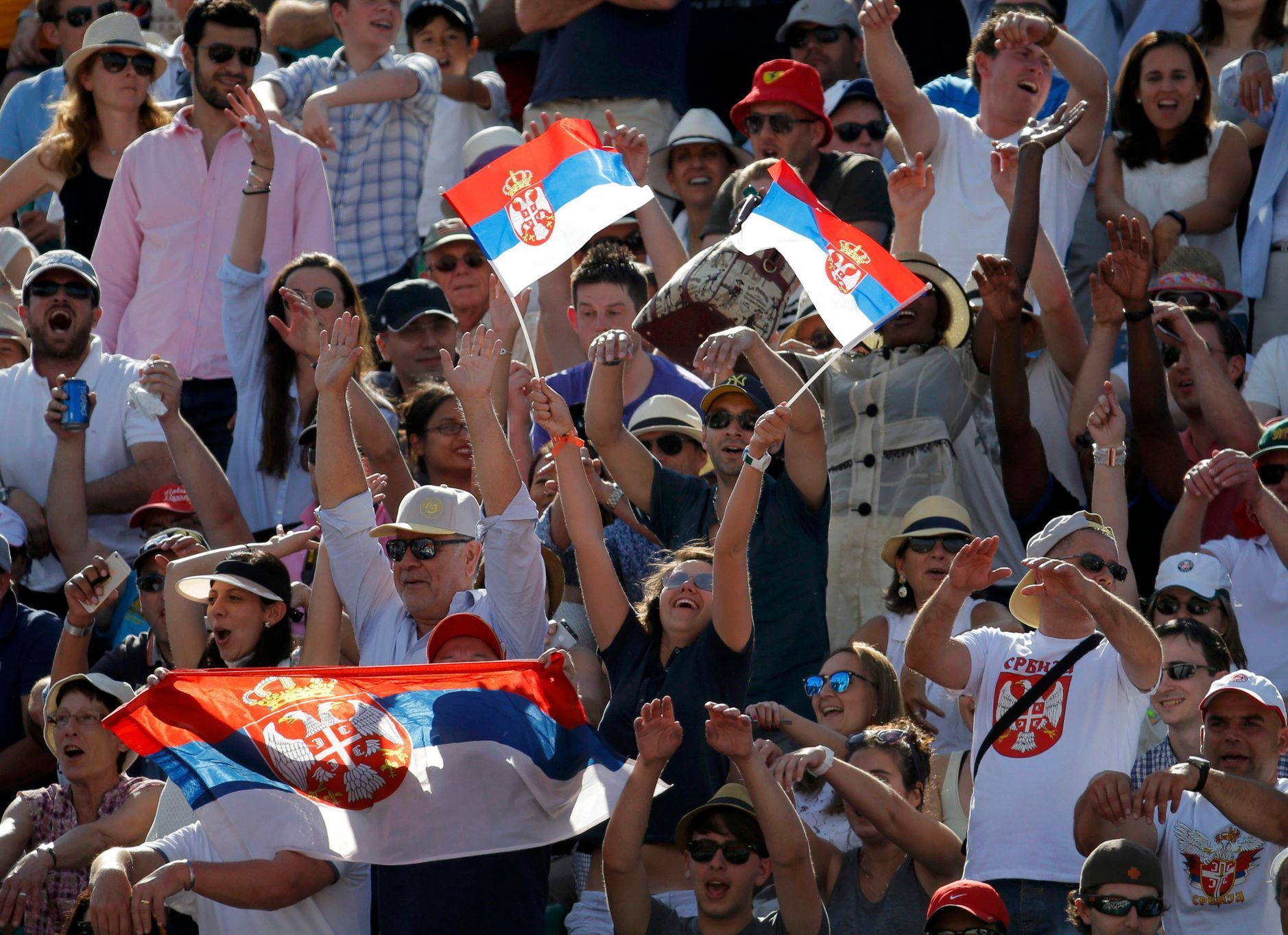 French Open 2015: fanoušci Novaka Djokoviče