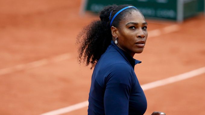 Serena Williamsová na French Open.