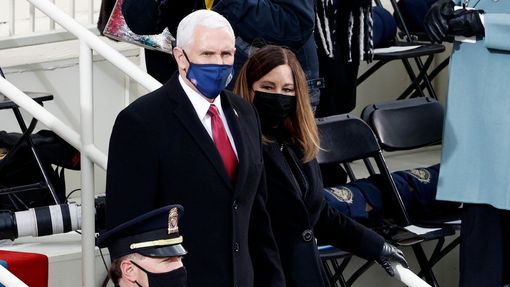 Mike Pence na inauguraci Joea Bidena.