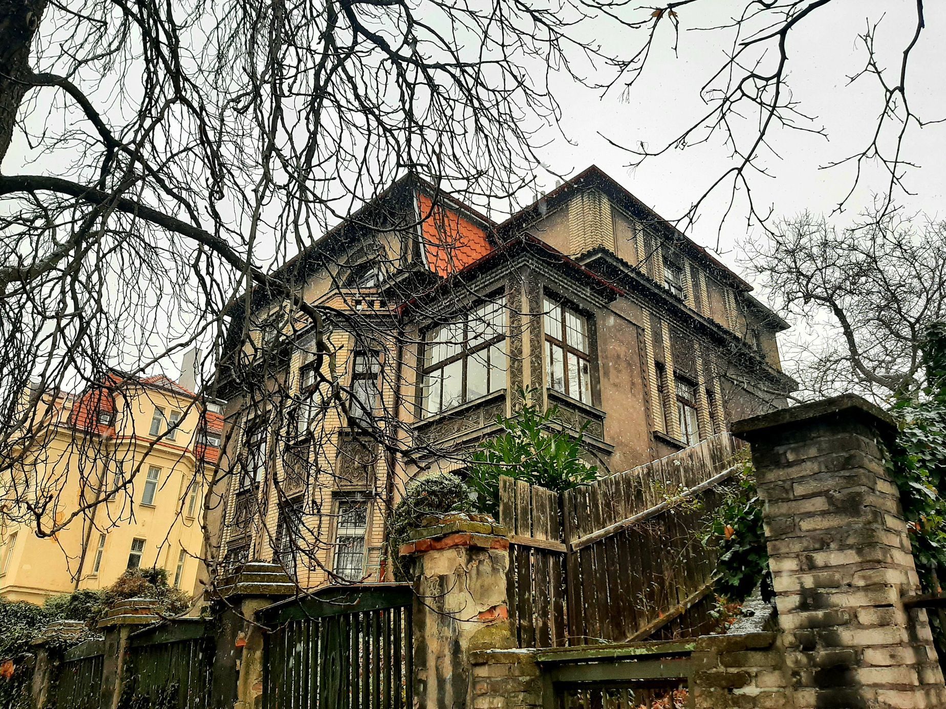 vila, Strahov, architektura