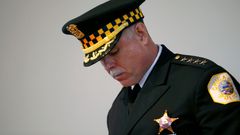 Chicago Police Superintendent Garry McCarthy during a recruitment graduation ceremony in Chicago Illinois