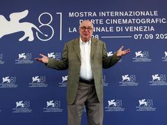 Režisér filmu Errol Morris na benátském festivalu.