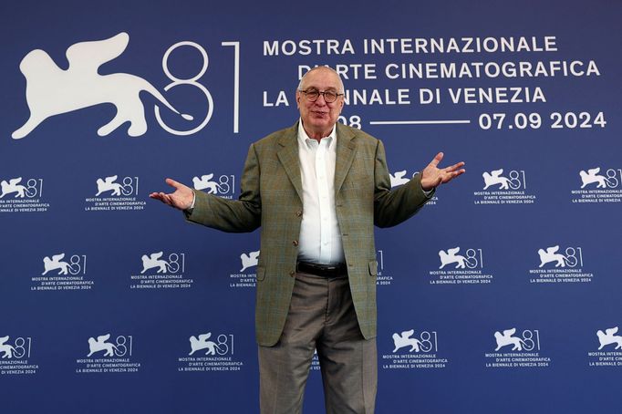 Režisér filmu Errol Morris na benátském festivalu.