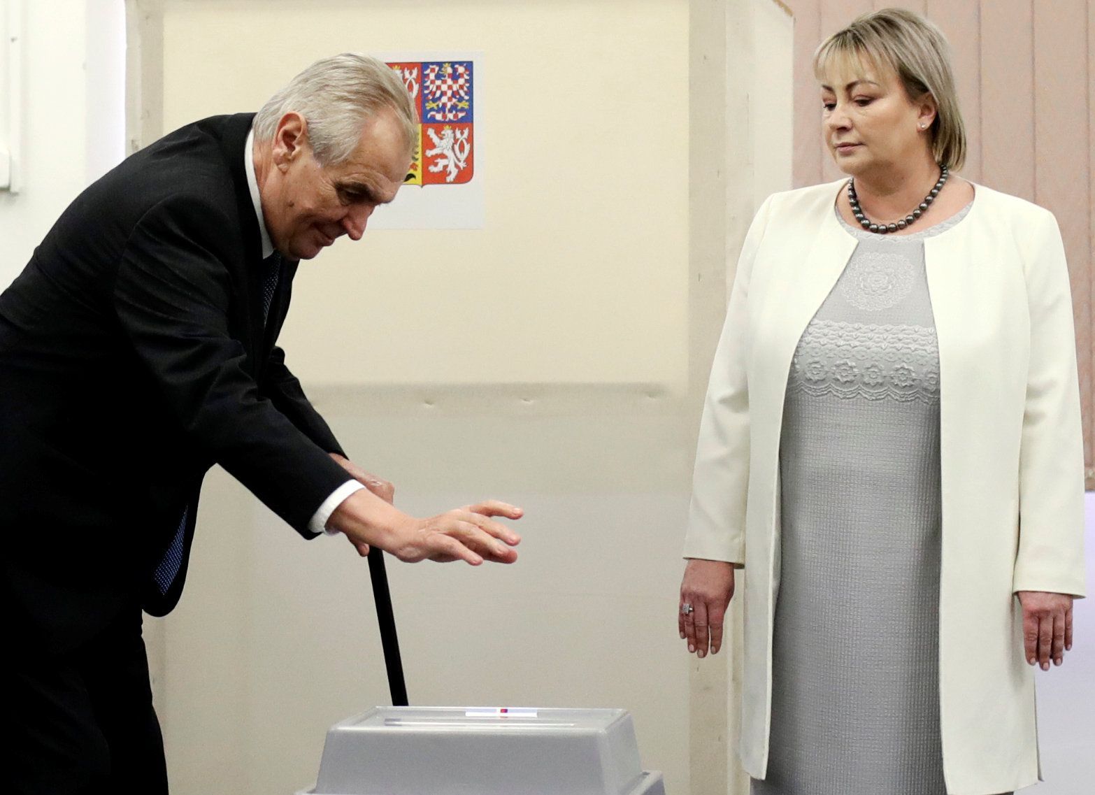 Miloš Zeman volby volí