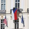 Hradčanské náměsí dva dny před Obamovou návštěvou
