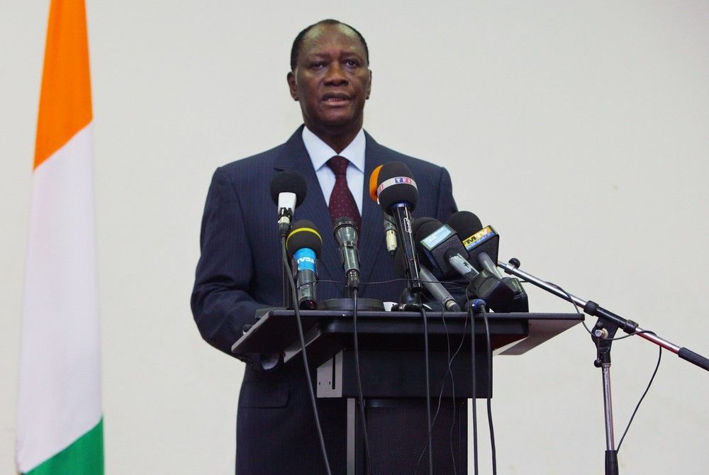 Pobřeží slonoviny - Alassane Ouattara