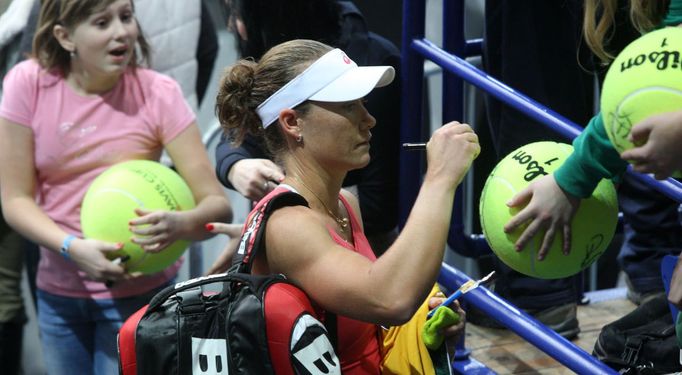 Fed Cup Česko - Austrálie: Samantha Stosurová