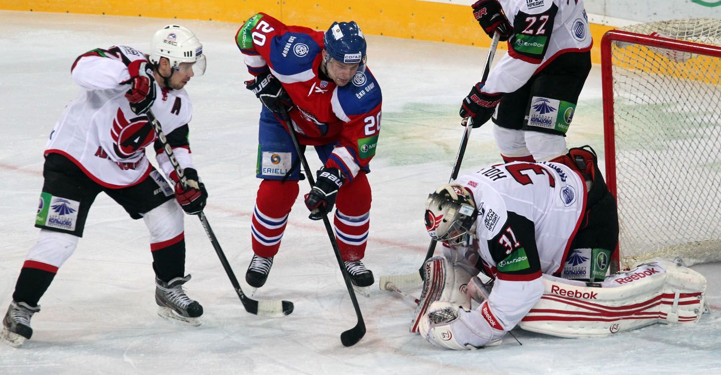 KHL, Lev Praha - Jekatěrinburg: Petr Vrána - Chris Holt