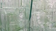 T. Cragg: Clear Glass Stack, 2000, detail