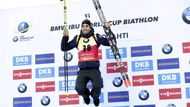 Fourcade se nicméně v Kontiolahti radoval z vítězství ve sprintu a vybojoval rekordní třinácté prvenství v sezoně.