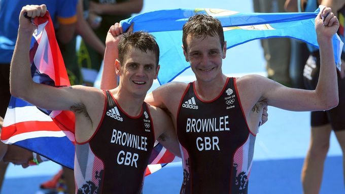 OH 2016 - triatlon:  Alistair Brownlee (GBR) a  Jonathan Brownlee (GBR)
