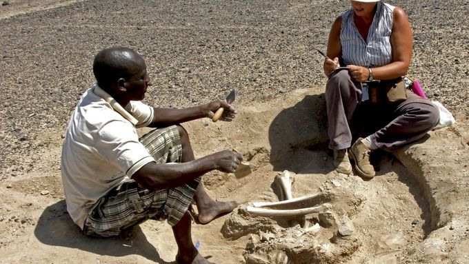 Archeologové objevili ostatky na severu Keni nedaleko jezera Turkana.