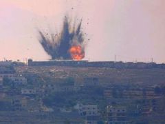 Izraelská střela explodovala v objketu bývalého vězení al-Khiam v jižním Libanonu.