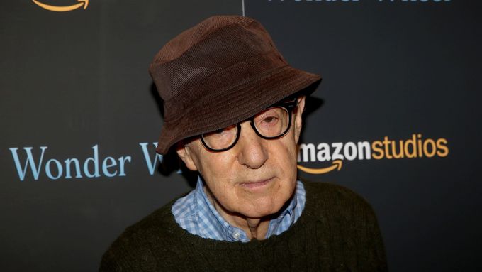 Woody Allen na snímku z premiéry filmu Kolo zázraků z listopadu 2017.