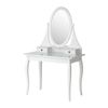 Hemnes - toaletní stolek se zrcadlem a zásuvkami