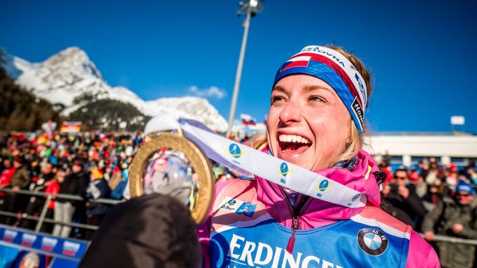 Markéta Davidová, první místo Anterselva 2019