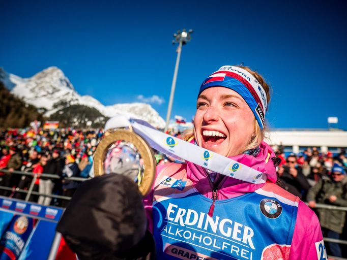 Markéta Davidová, první místo Anterselva 2019