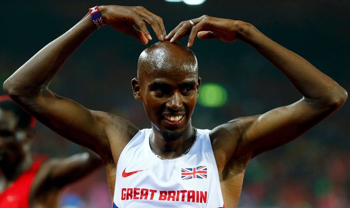 Mo Farah slaví na ME v atletice 2014