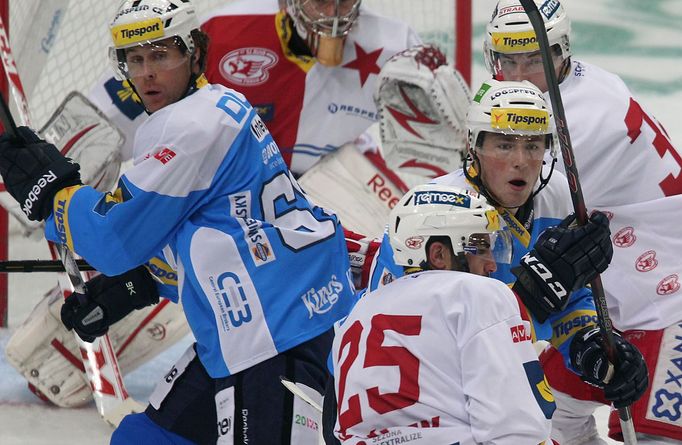 Slavia vs. Plzeň, 9. kolo hokejové extraligy (Duda)