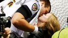 Super Bowl 2013: Joe Flacco a manželka Dana