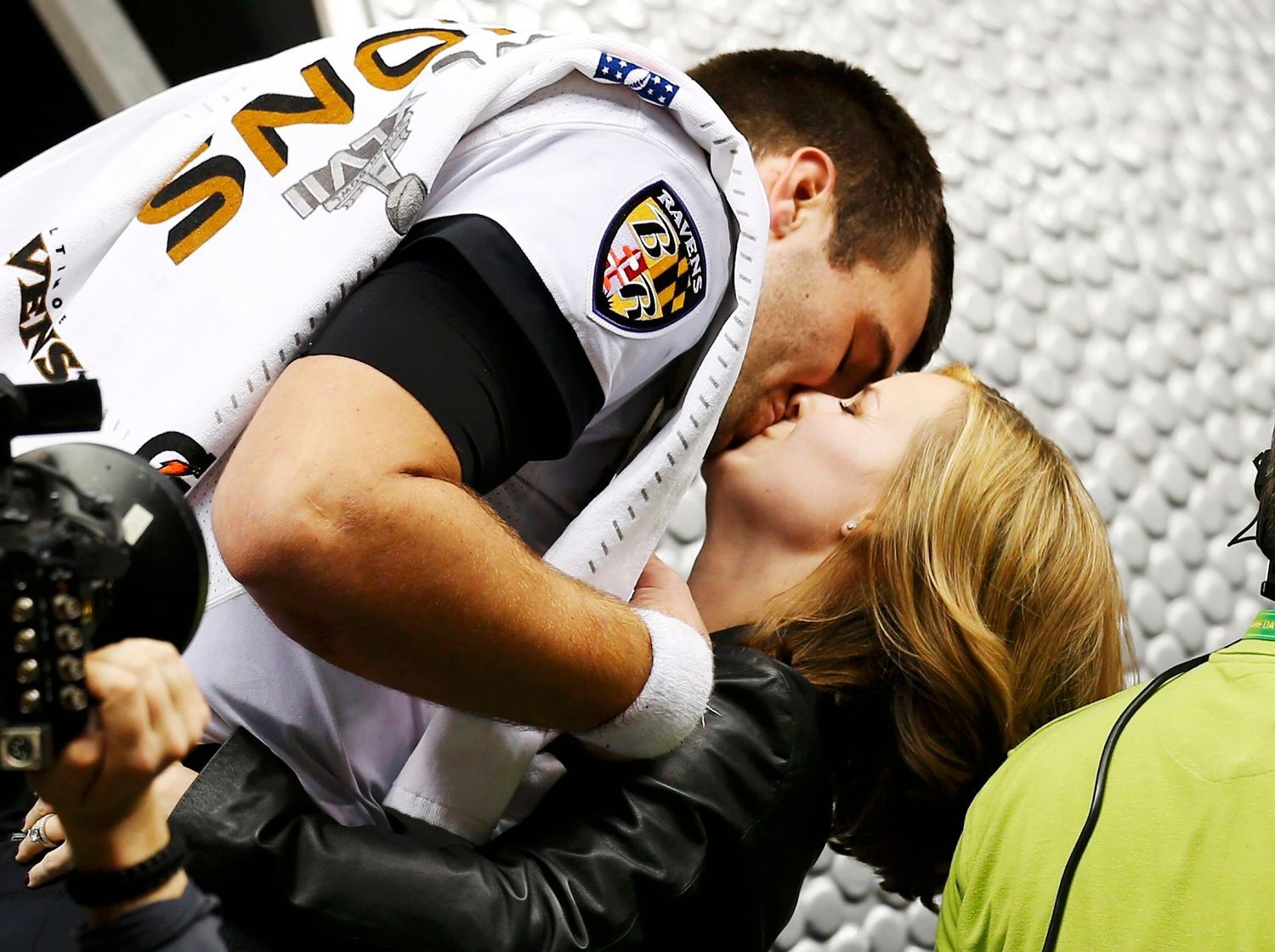 Super Bowl 2013: Joe Flacco a manželka Dana