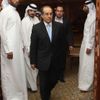 Premiér libyjské Přechodné národní rady Mahmúd Džibríl na jednání v Dauhá