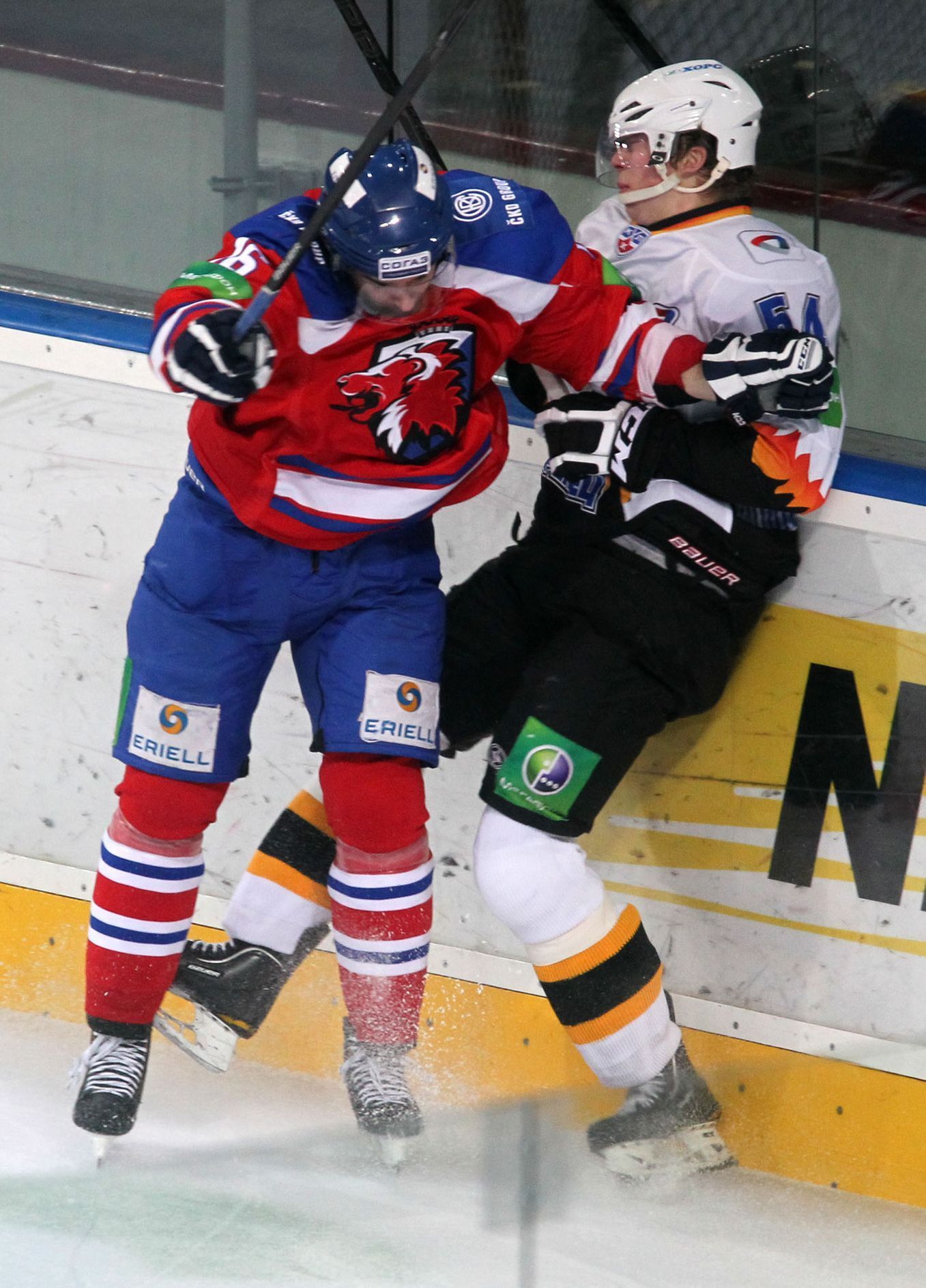 KHL, Lev Praha - Čerepovec: Michal Birner - Nikita Popov