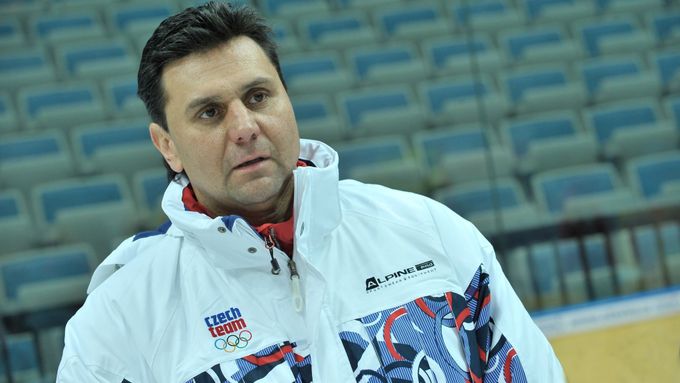 Vladimír Růžička v oblečení pro české olympioniky