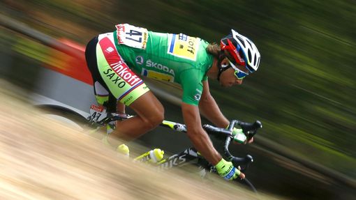 Peter Sagan ve 14. etapě Tour 2015.