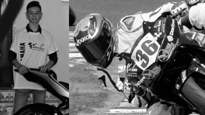 Zesnulý španělský motocyklový jezdec Marcos Garrido.