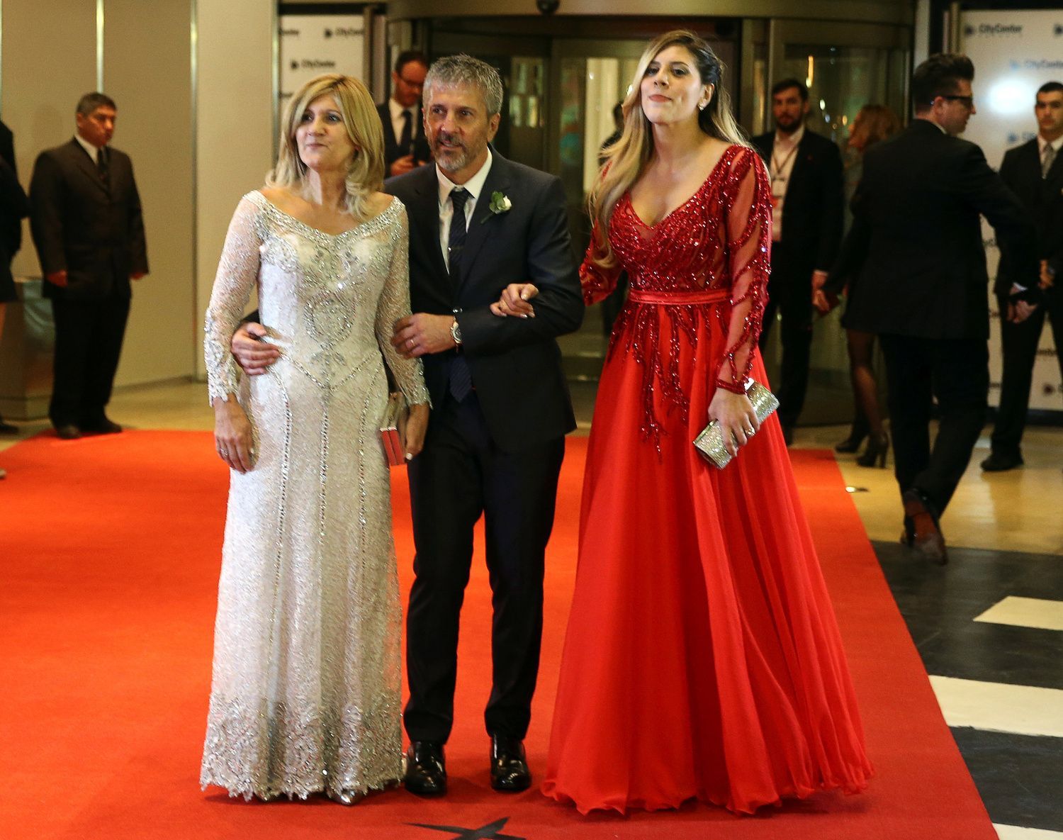 Messiho svatba - Messiho rodiče Jorge a Celia a sestra Maria Solová