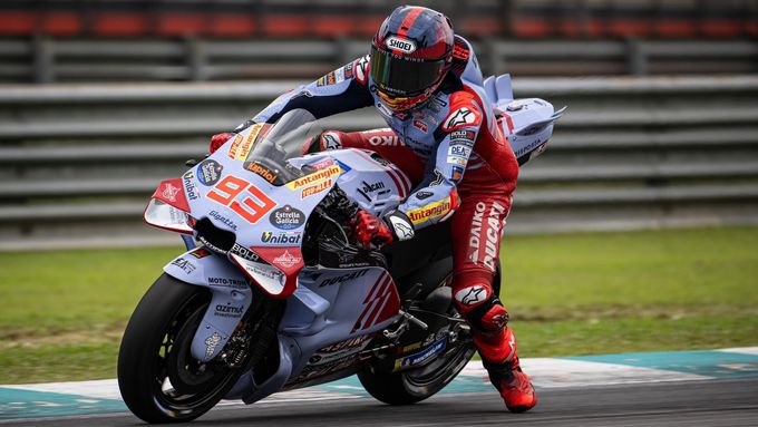 Marc Marquez na stroji MotoGP Ducati týmu Gresini Racing