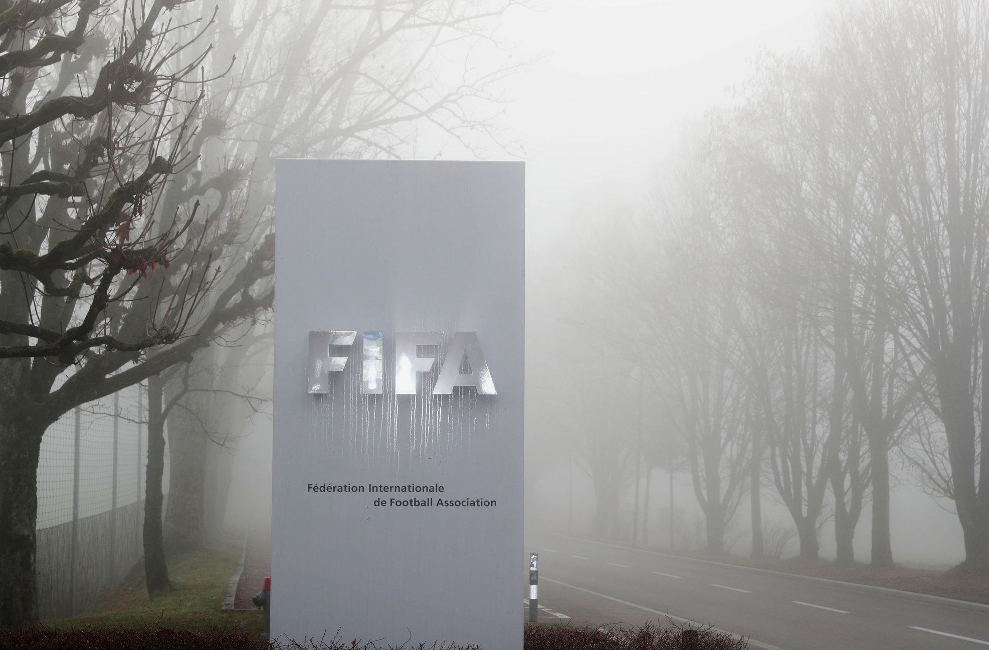 Logo Mezinárodní fotbalová federace FIFA v Curychu