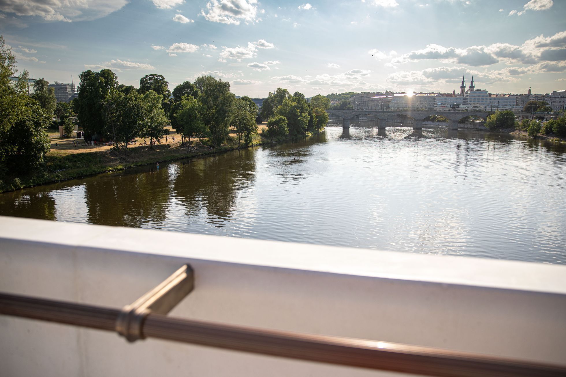 Lávka Holešovice – Karlín, architekt Petr Tej