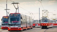 Tramvaje, MHD Praha - ilustrační foto