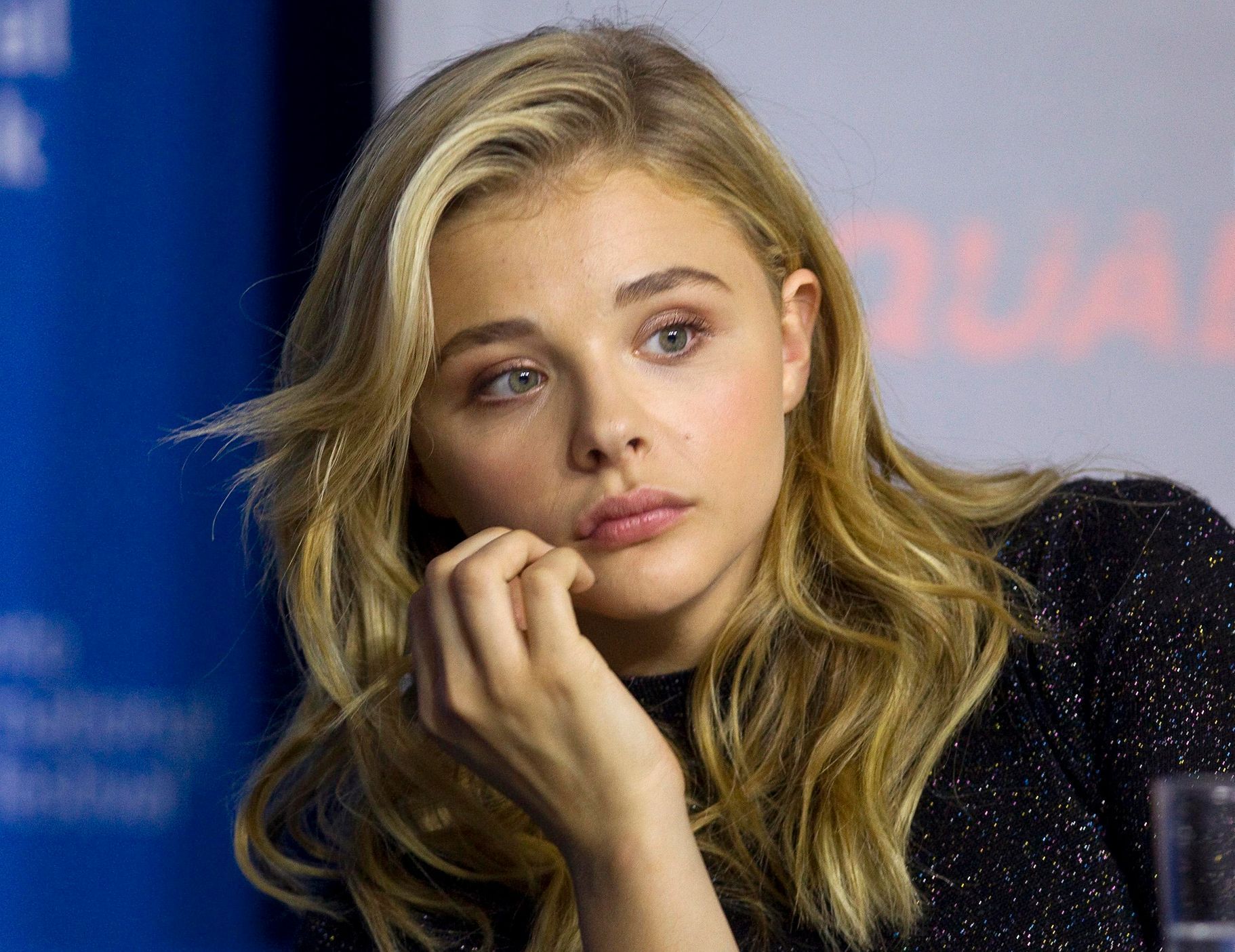 Actor Chloe Grace Moretz attends a news conference to promote the film ...